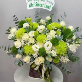 Lẵng Hoa Cao Cấp Set 17