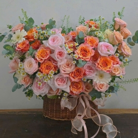 Lẵng Hoa Cao Cấp Set 25