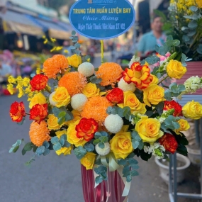 Lẵng Hoa Cao Cấp Set 26