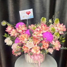 Lẵng Hoa Cao Cấp Set 27